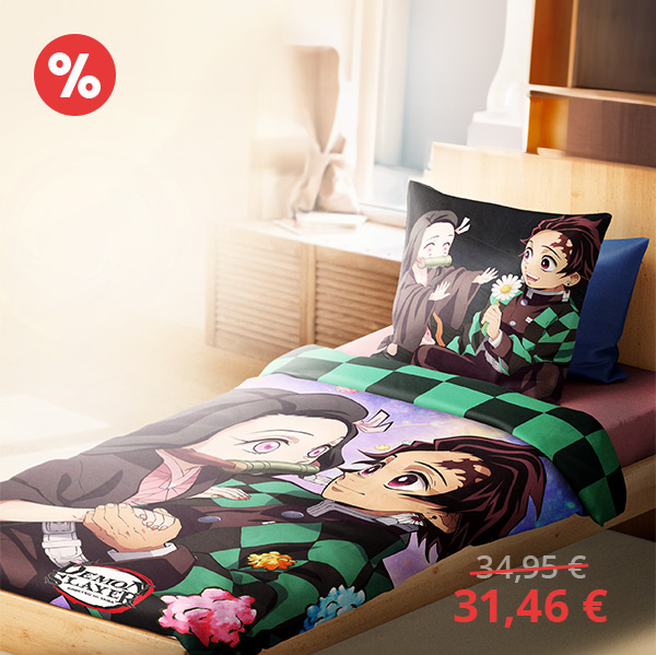 Demon Slayer - Nezuko und Tanjiro Bettwäsche - 31,46 € statt 34,95 €