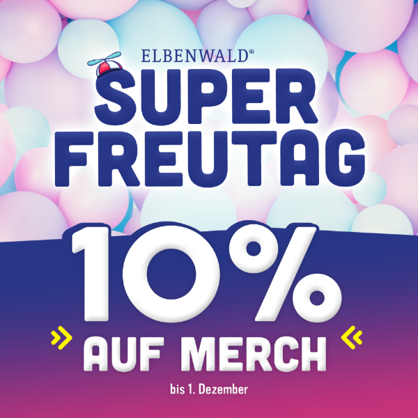 Superfreutag - 10% auf Merch bis 1. Dezember