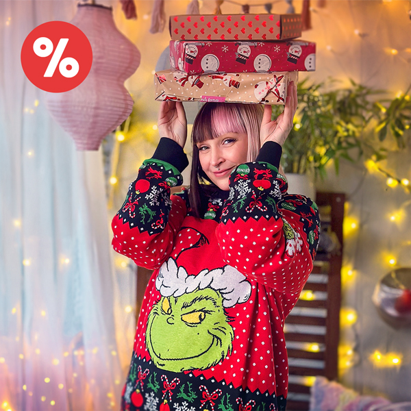 Christmas Grinch Strickpullover - 44,96 € statt 49,95 € (mit Code)