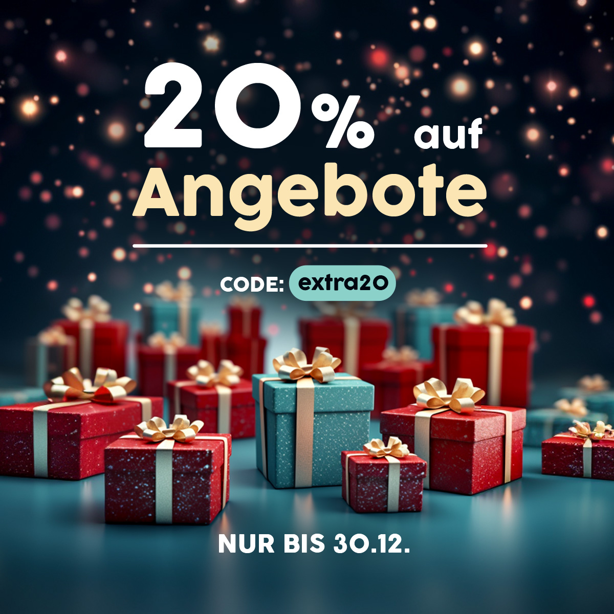 20% auf Angebote - Code: extra20