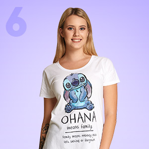 Lilo & Stitch - Ohana Means Family T-Shirt Damen