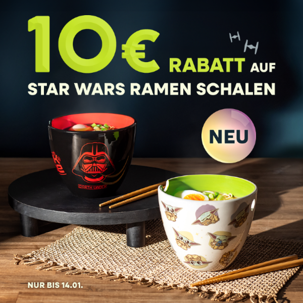 10 Euro Rabatt auf Star Wars Ramen Schalen