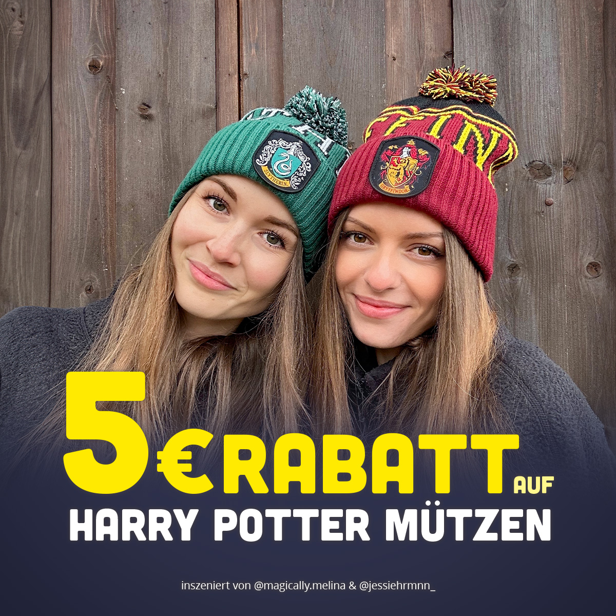 5 Euro Rabatt auf Harry Potter Mützen