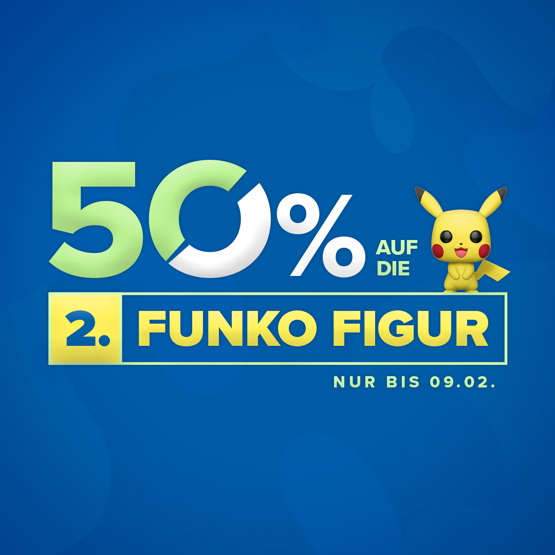 50% auf die 2. Funko Figur - Bis 09.02.