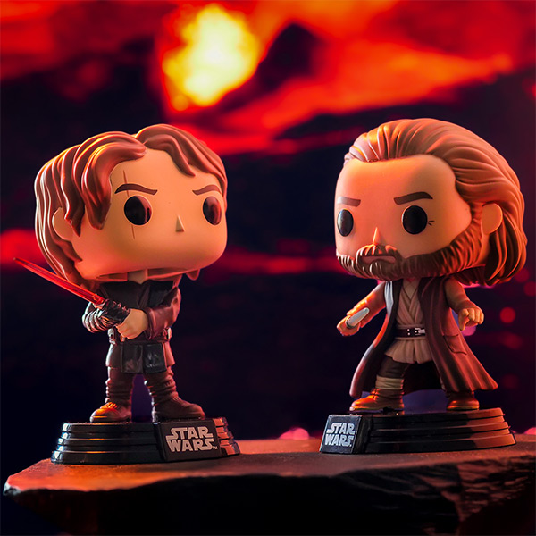 Obi-Wan & Anakin Funkos