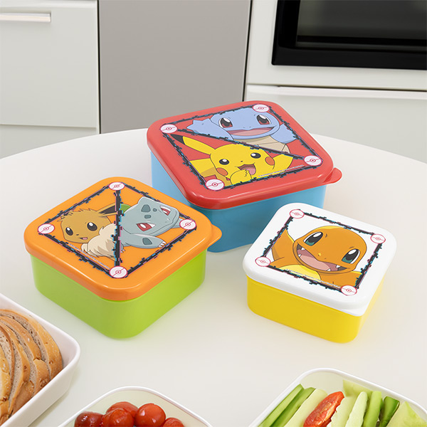 Pokemon Starter Lunchbox 3er Set - 12,95 €