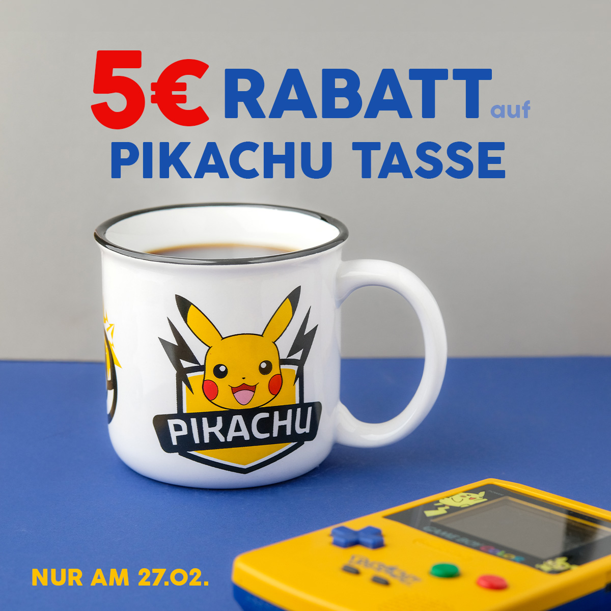 Pikachu Tasse zum Sonderpreis