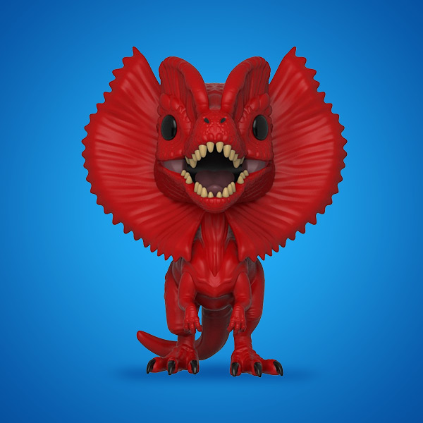 Jurassic Park - Dilophosaurus Red Funko Pop Figur