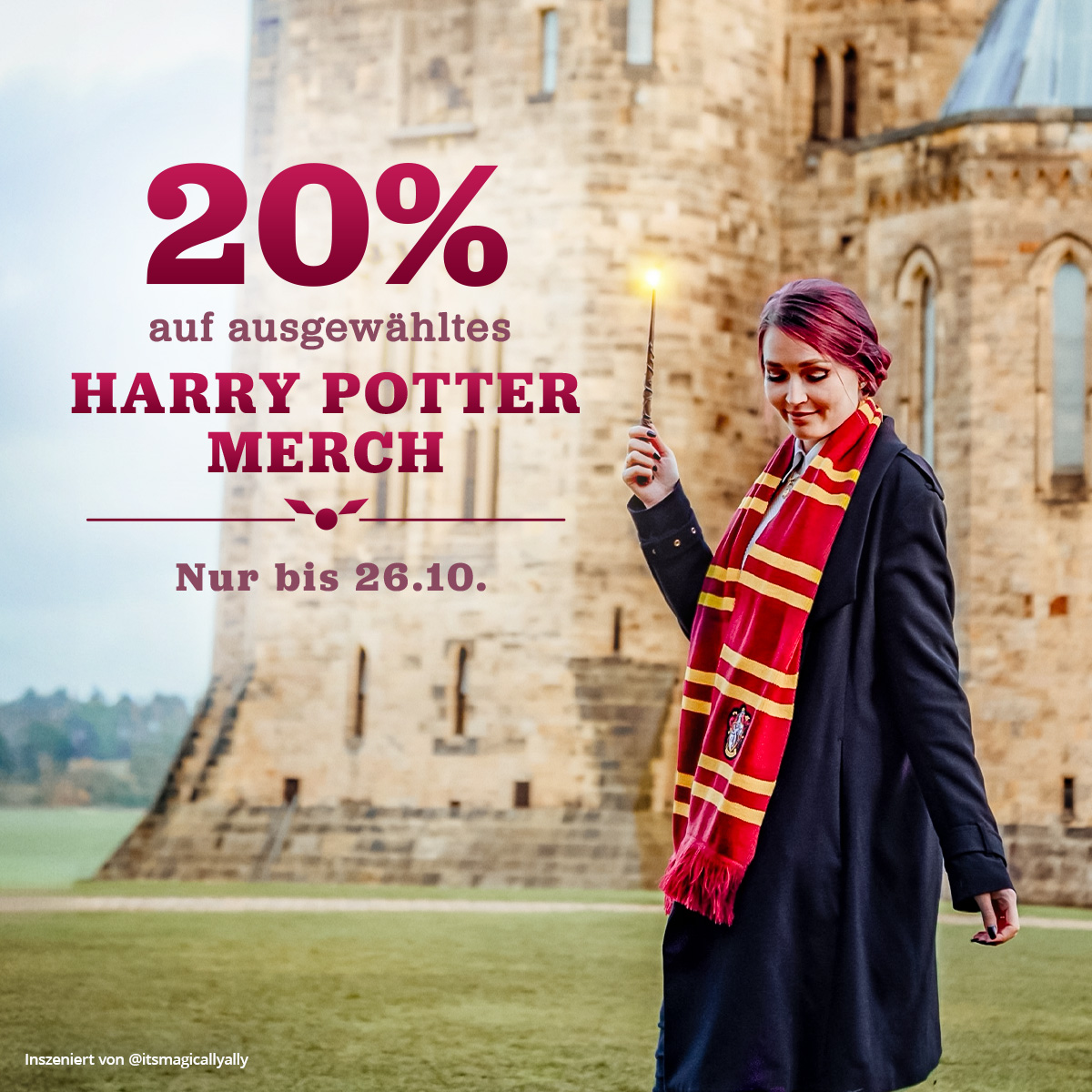20% auf ausgewähltes Harry Potter Merch