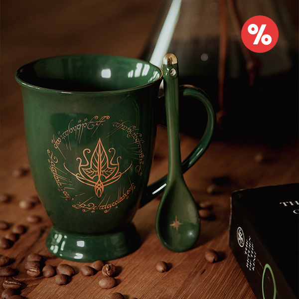 Der Herr der Ringe - Elben Sammeltasse mit Löffel