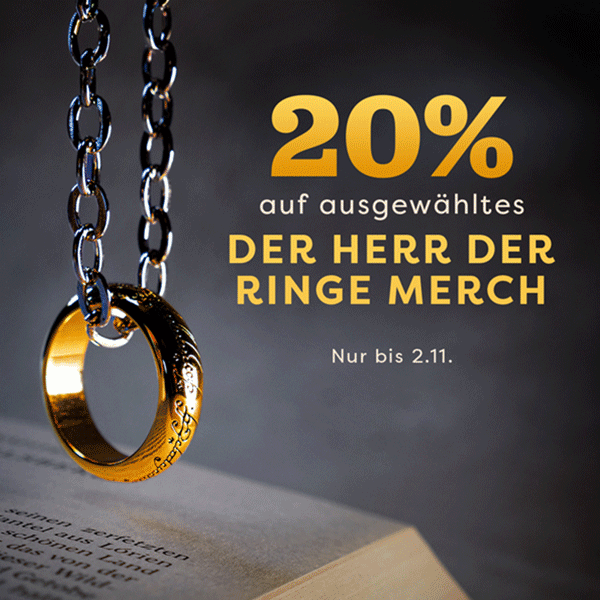 20% auf ausgewähltes Der Herr der Ringe Merch