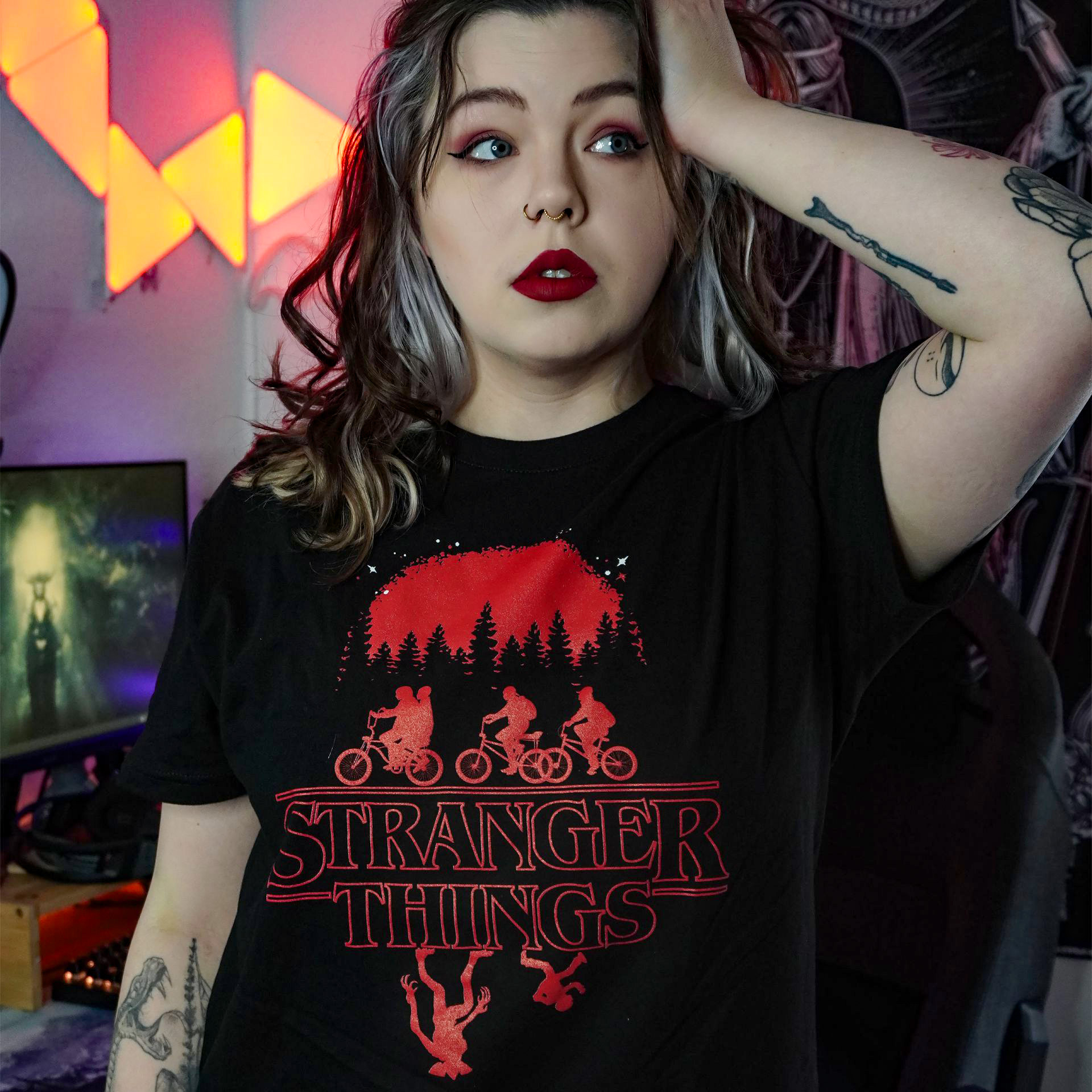 Stranger Things - Silhouette T-Shirt schwarz - 24,95 €