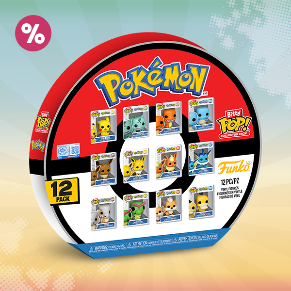 Pokemon - Pikachu and Friends Funko Bitty Pop 12er Figuren Set