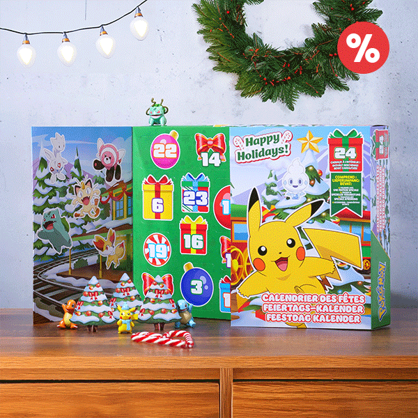 Pokemon - Pikachu Happy Holidays Adventskalender - 34,95 € statt 49,95 €