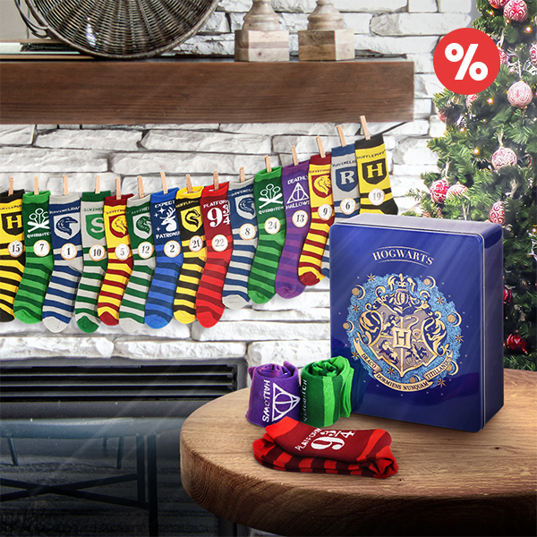 Harry Potter - Magischer Socken Adventskalender zum Befüllen - 31,46 € statt 44,95 €