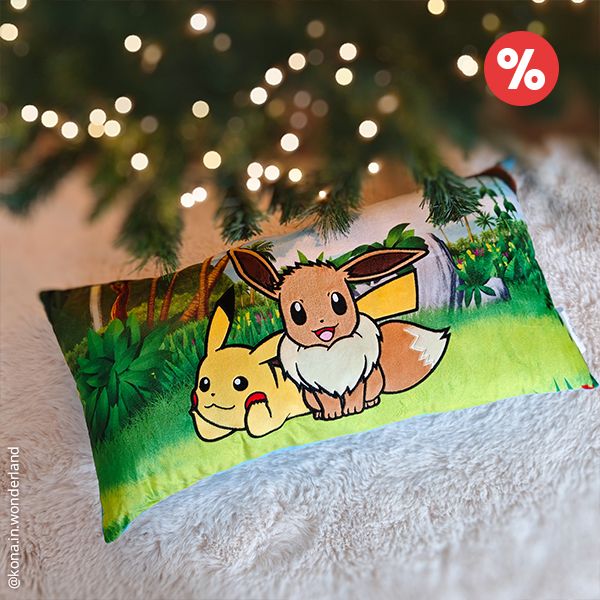 Pokemon - Pikachu und Evoli Kissen