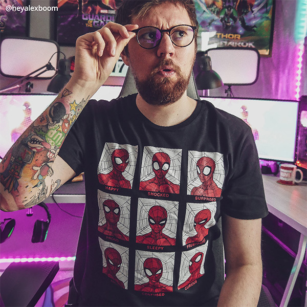 Spiderman Emotions T-Shirt