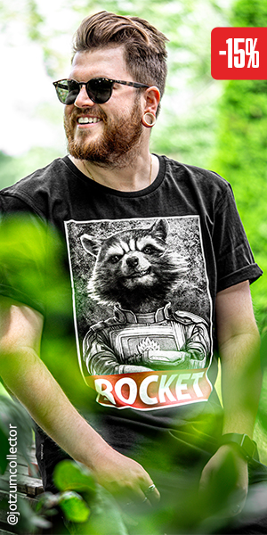 Rocket Raccoon T-Shirt schwarz - Marvel - -15%