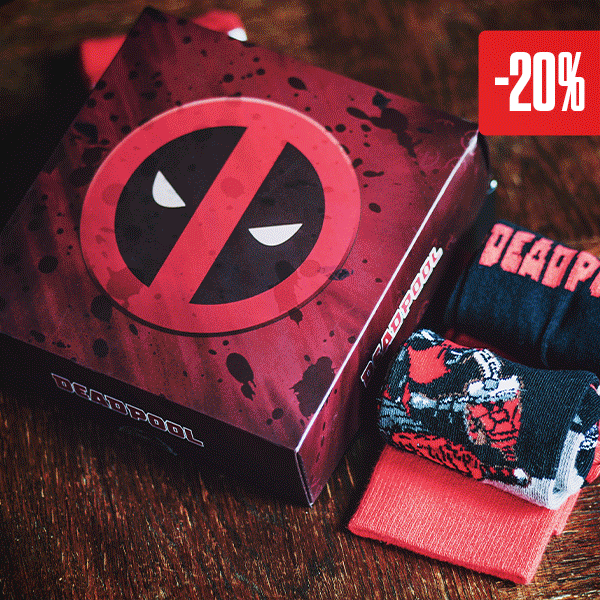 Deadpool Socken 3er Set - -20%