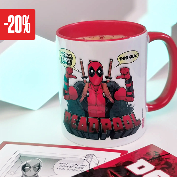 Deadpool - 2 Thumbs Tasse - -20%