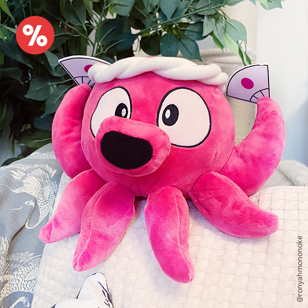 Parodius - Tako Plüsch Figur