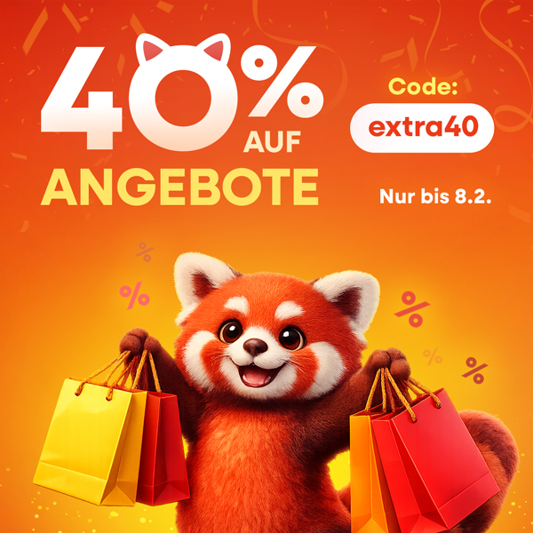 40% auf Angebote - Code: extra40
