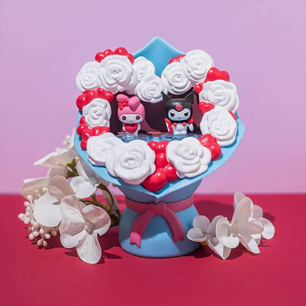 Hello Kitty and Friends Kuromi und Hello Kitty Valentines Funko Bitty Pop Bouquet - Sanrio - 14,95 €