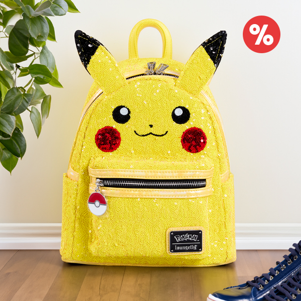 Pokemon - Pikachu Pailletten Mini Rucksack