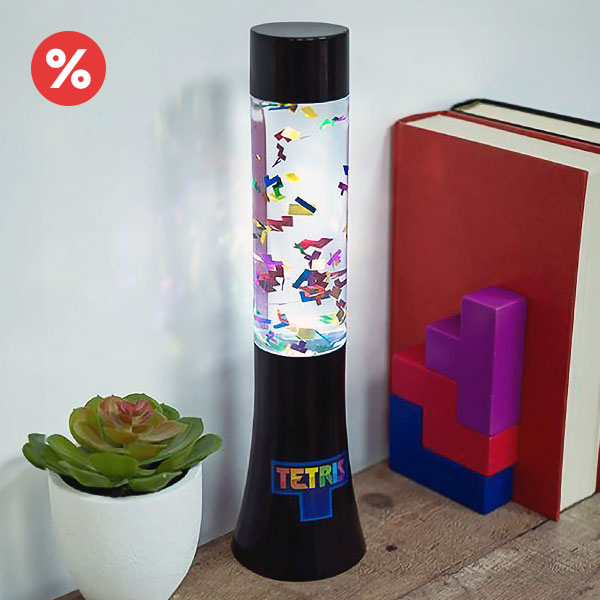 E1085101 Tetris Glitter Flow Lampe