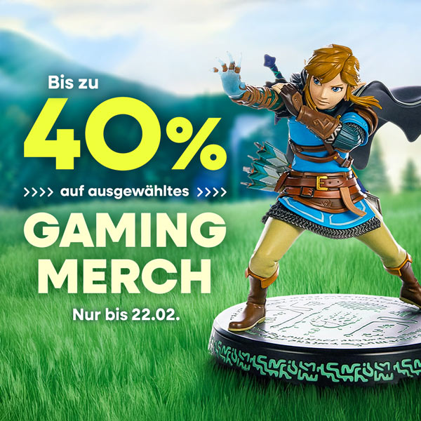 Bis zu 40% auf ausgewähltes Gaming Merch