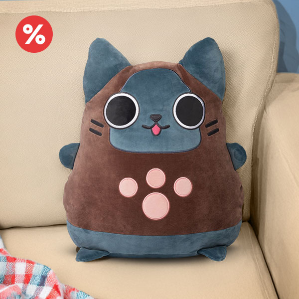 Monster Hunter - Palico Smoosh Plüsch Figur Chocolate Version