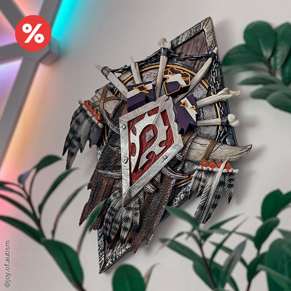 World of Warcraft - Horde 3D Wandbild