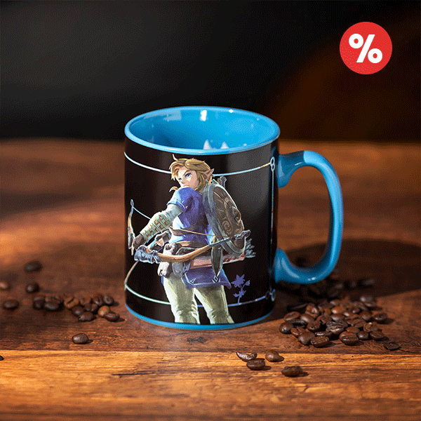 Zelda - Breath of the Wild Thermoeffekt Tasse