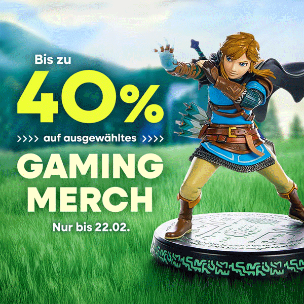 Bis 40% auf ausgewähltes Gaming Merch