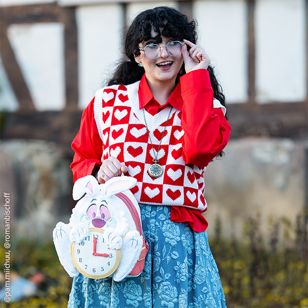 Alice im Wunderland - Weißer Hase Mini Rucksack