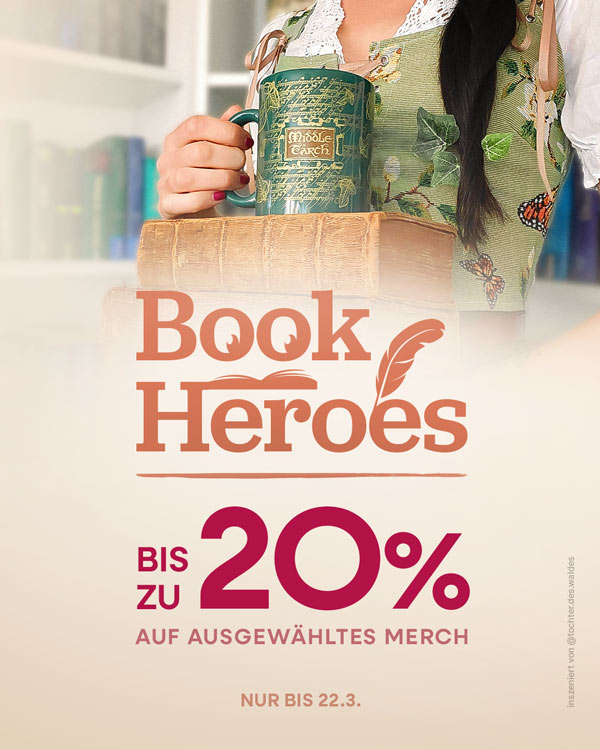 Book Heroes - bis zu 20 Prozent auf ausgewähltes Merch