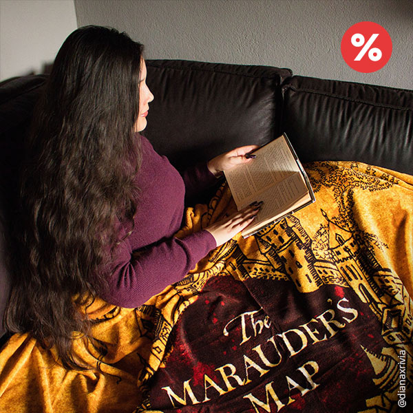 Harry Potter - Karte des Rumtreibers Flauschdecke 