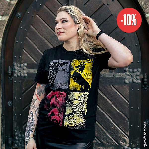 Game of Thrones - Wappen distressed T-Shirt