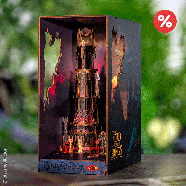 Der Herr der Ringe - Barad-dur Book Nook Modell Bausatz Holz 
