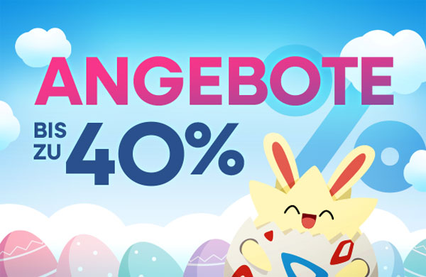 Ostersale - Angebote bis zu 40%