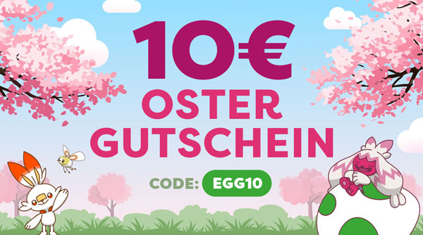 10€ Oster-Gutschein - Code: egg10