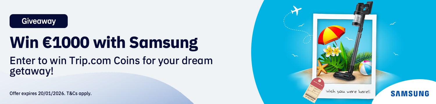 Samsung €1000 giveaway with Trip.com.