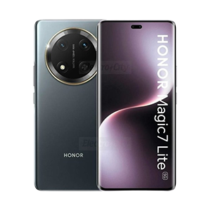 HONOR Magic 7 Lite smartphone, front and back view.