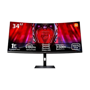 Futuristic gaming chair and gaming desk with LED lights.