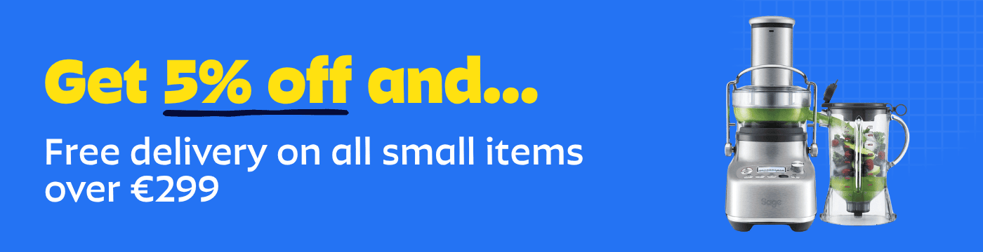 Discount offer with juicer and blender.