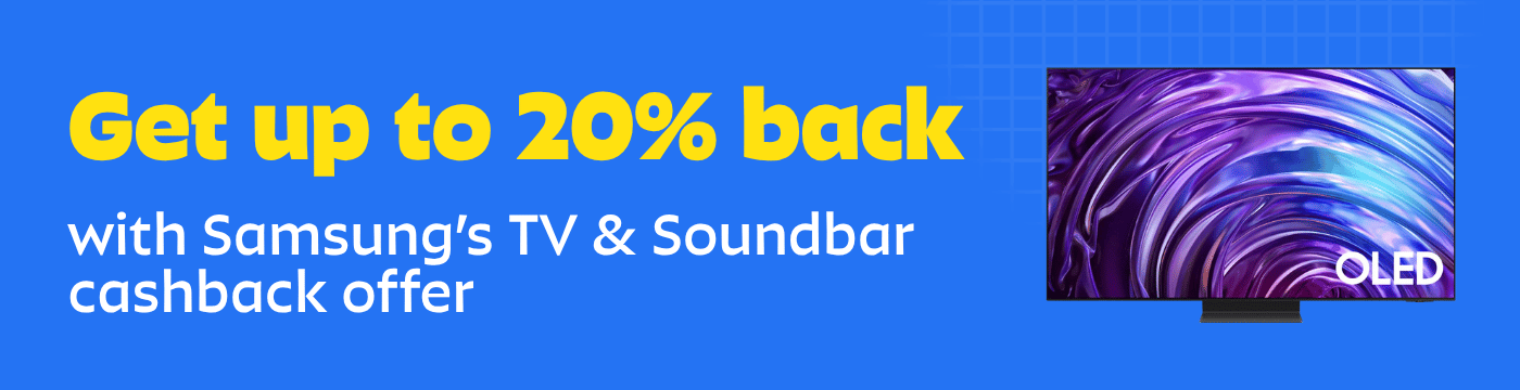 20% Cashback with Samsung