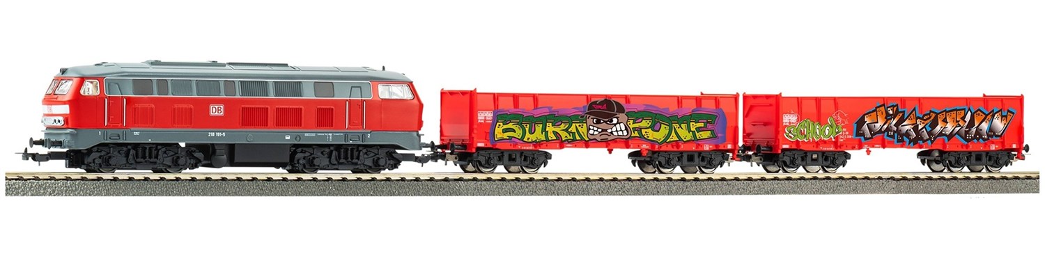 PIKO Tog Startsett - BR 218 Godstog