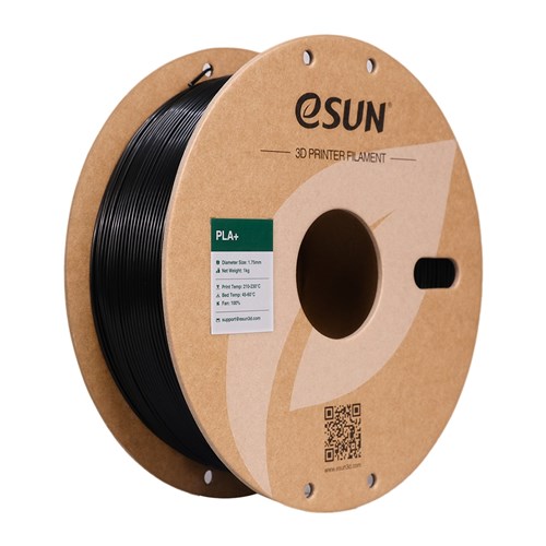eSUN PLA+ 1.75mm 1kg - Black