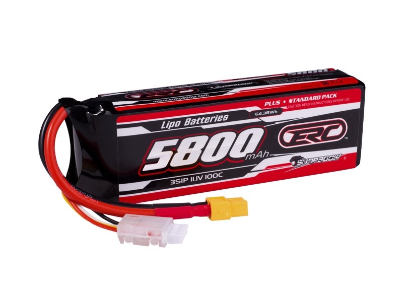 3s 5800mAh - 100C - Sunpadow ERC LiPo - XT60