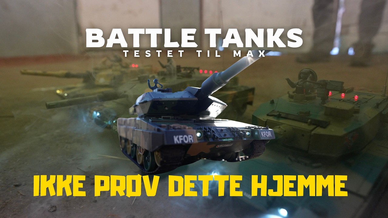Test RC Battle Tanks